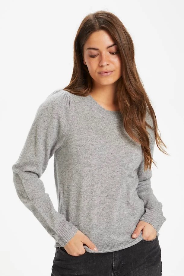 Part two. Evina cashmere genser grey melange