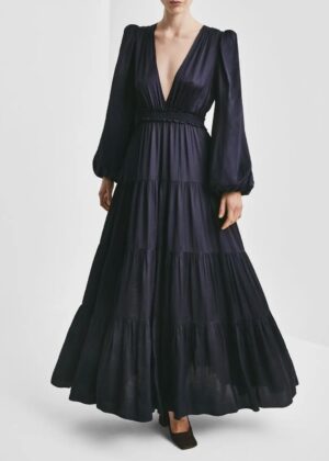 by TiMo. Satin maxi dress