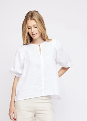 ella&il. Anna linen top white