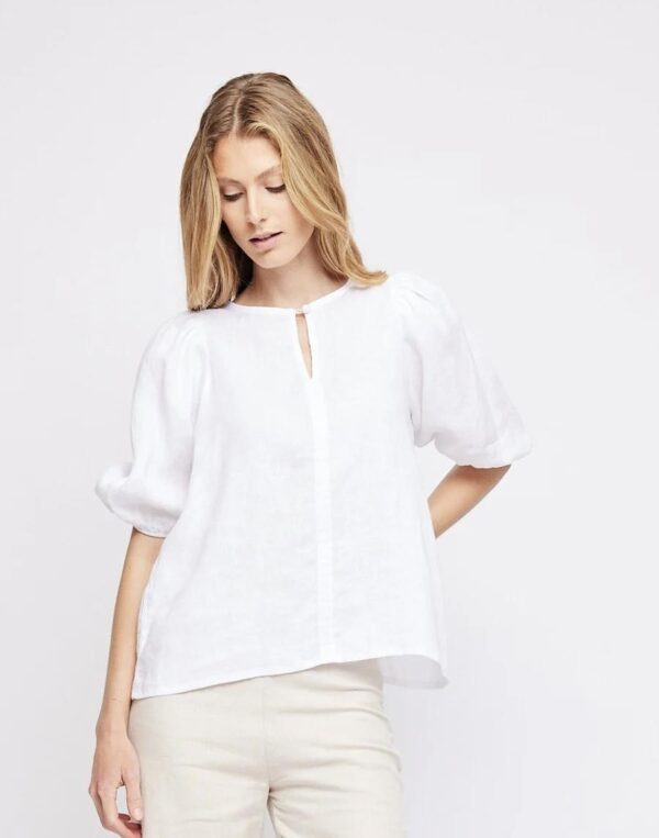 ella&il. Anna linen top white