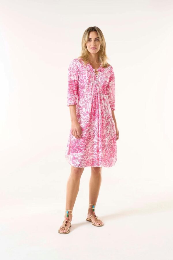 Oneseason. Middy poppy dress