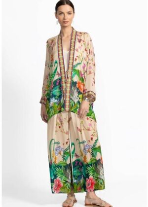 Johnny Was. Shae printed kimono
