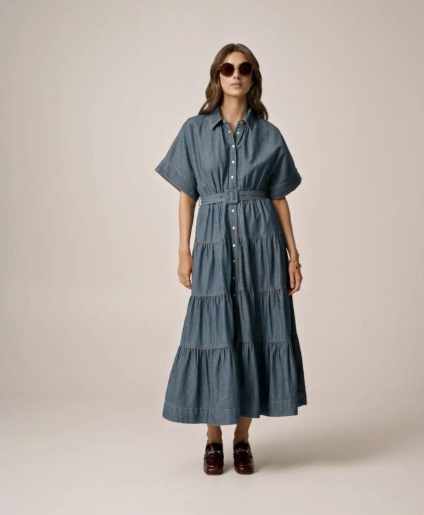 by TiMo. Denim shirt dress
