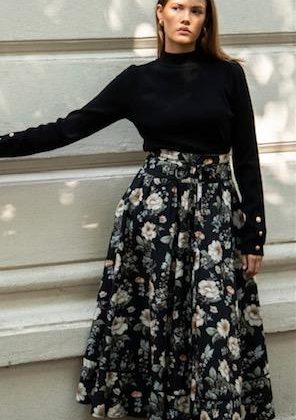 Miss maya. Astrid skirt antique black