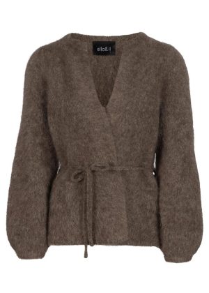 ella&il. Fredrikke chunky cardigan brown